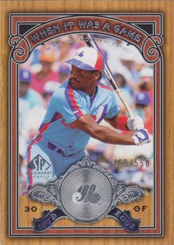 2006 SP Legendary Cuts - When It Was A Game Silver #WG-TR Tim Raines Front