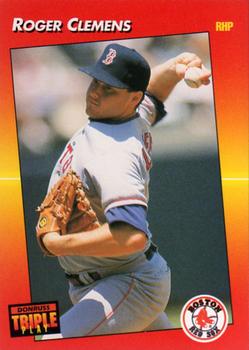 1992 Triple Play #216 Roger Clemens Front
