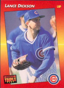 1992 Triple Play #97 Lance Dickson Front