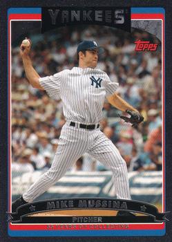 2006 Topps - Black #370 Mike Mussina Front