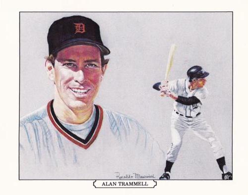 1984 Batter-up Detroit Tigers Postcards #NNO Alan Trammell Front