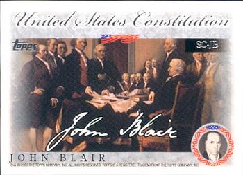 2006 Topps - United States Constitution #SC-JB John Blair Front