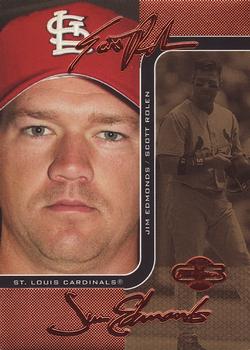 2006 Topps Co-Signers - Changing Faces Gold #DUO-A 13 Scott Rolen / Jim Edmonds Front