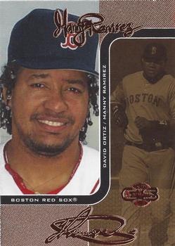 2006 Topps Co-Signers - Changing Faces Gold #DUO-A 73 Manny Ramirez / David Ortiz Front