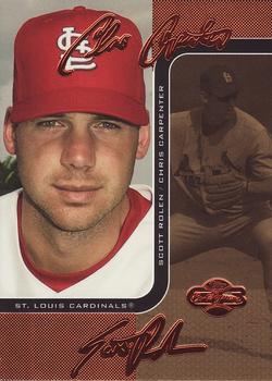 2006 Topps Co-Signers - Changing Faces Gold #DUO-B 78 Chris Carpenter / Scott Rolen Front
