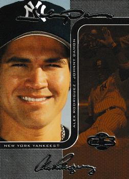 2006 Topps Co-Signers - Changing Faces Silver Bronze #DUO-A 47 Johnny Damon / Alex Rodriguez Front