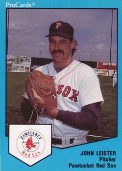 1989 ProCards Triple A #681 John Leister Front