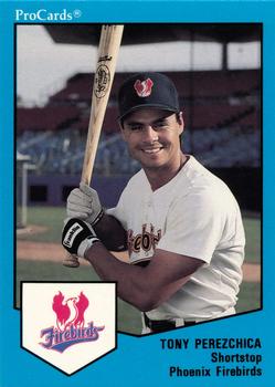 1989 ProCards Triple A #1502 Tony Perezchica Front