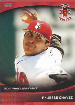 2007 Choice Indianapolis Indians - SGA - Ad Back #5 Jesse Chavez Front