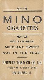 1911-16 People's Tobacco Mino (T216) #NNO Hughie Jennings Back