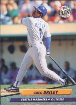1992 Ultra #120 Greg Briley Front