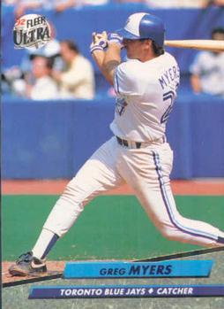 1992 Ultra #150 Greg Myers Front