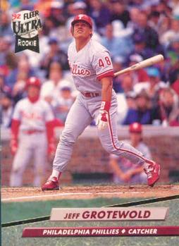 1992 Ultra #545 Jeff Grotewold Front