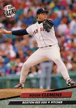 1992 Ultra #15 Roger Clemens Front