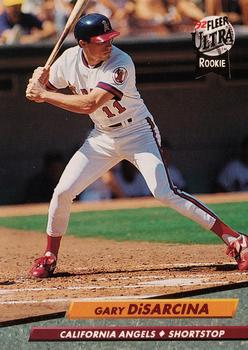1992 Ultra #24 Gary DiSarcina Front