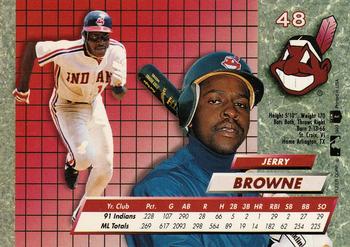 1992 Ultra #48 Jerry Browne Back