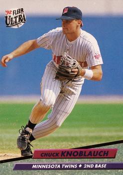 1992 Ultra #93 Chuck Knoblauch Front