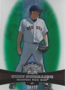 2006 Topps Triple Threads - Emerald #70 Curt Schilling Front