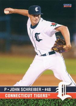 2016 Choice Connecticut Tigers #32 John Schreiber Front