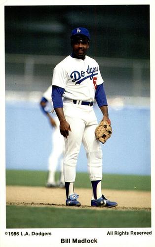 1986 Coca-Cola Los Angeles Dodgers #NNO Bill Madlock Front
