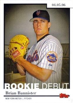 2006 Topps Updates & Highlights - Rookie Debut #RD-16 Brian Bannister Front