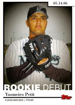 2006 Topps Updates & Highlights - Rookie Debut #RD-26 Yusmeiro Petit Front