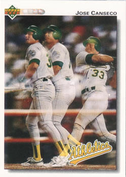 1992 Upper Deck #333 Jose Canseco Front