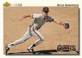 1992 Upper Deck #290 Dave Anderson Front