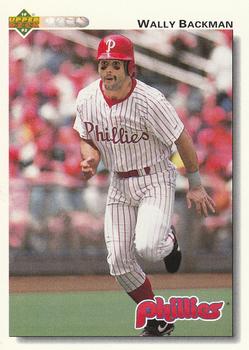 1992 Upper Deck #350 Wally Backman Front