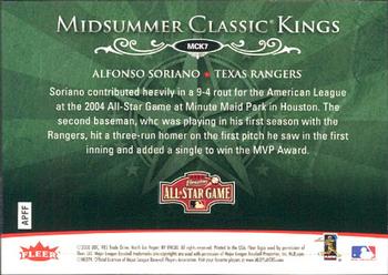 2006 Ultra - Midsummer Classic Kings #MCK7 Alfonso Soriano Back