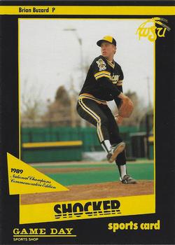 1989 Game Day Wichita State Shockers National Champions #NNO Brian Buzard Front