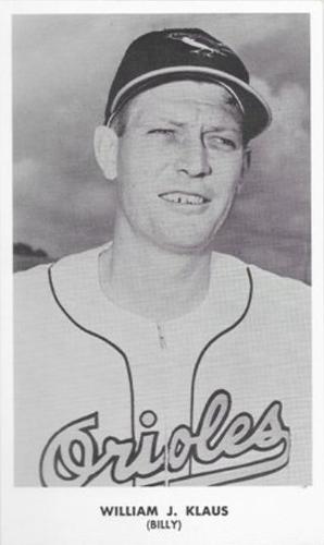 1957-59 Baltimore Orioles Photocards #NNO William J. Klaus Front