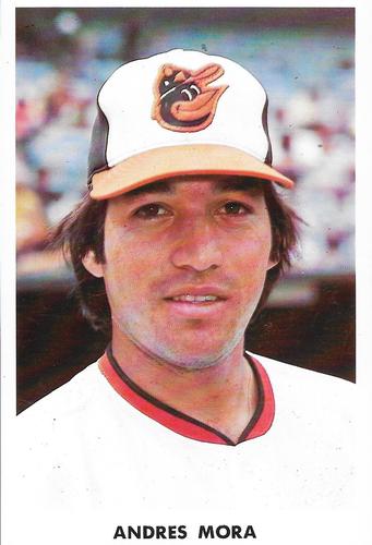 1976 Baltimore Orioles Photocards #NNO Andres Mora Front