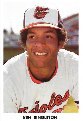 1976 Baltimore Orioles Photocards #NNO Ken Singleton Front