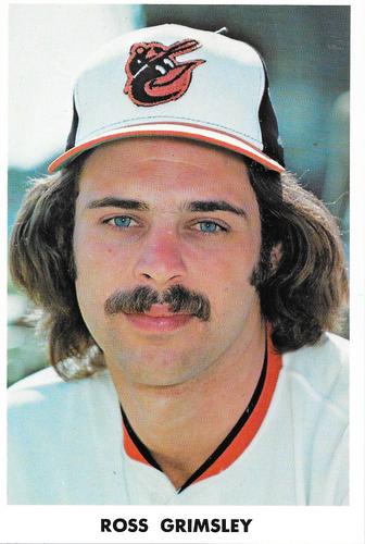 1975 Baltimore Orioles Photocards #NNO Ross Grimsley Front