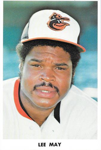 1975 Baltimore Orioles Photocards #NNO Lee May Front