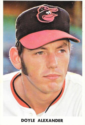 1973 Baltimore Orioles Photocards #NNO Doyle Alexander Front