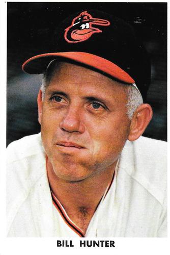 1971 Baltimore Orioles Photocards #NNO Bill Hunter Front