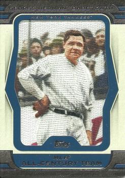 2014 Topps - Babe Ruth Manufactured Patches #BRP-3 Babe Ruth Front