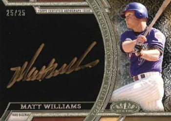 2015 Topps Tier One - Acclaimed Autographs Bronze Ink #AA-MWS Matt Williams Front