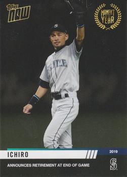 2019 Topps Now - Moment of the Year #MOY-14 Ichiro Front