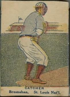 1910 J.H. Dockman & Son All-Star Baseball #NNO Roger Bresnahan Front