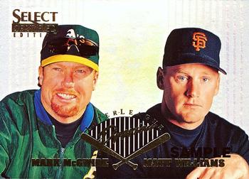1996 Select Certified - Interleague Preview Samples #23 Mark McGwire / Matt Williams Front