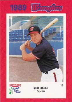 1989 Rock's Dugout Wichita Wranglers Red Border #NNO Mike Basso Front