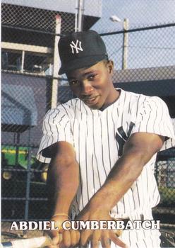 1992 Tampa Yankees #NNO Abdiel Cumberbatch Front