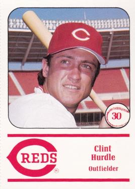 1982 Cincinnati Reds Yearbook Cards #NNO Clint Hurdle Front