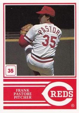 1983 Cincinnati Reds Yearbook Cards #NNO Frank Pastore Front