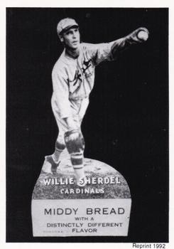1992 1927 Middy Bread Reprints #NNO Willie Sherdel Front