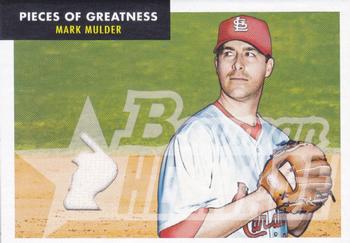 2007 Bowman Heritage - Pieces of Greatness #PG-MM Mark Mulder Front