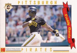 1995 Kodak Pittsburgh Pirates #NNO Freddy Garcia Front